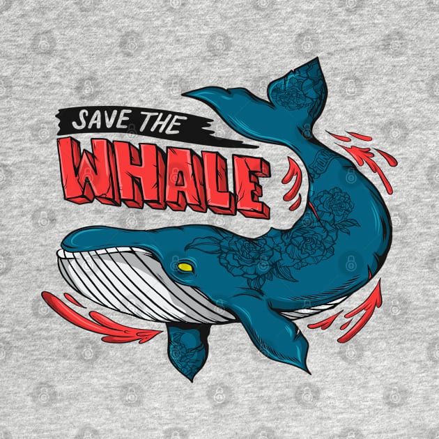 SAVE THE WHALE by THEIDEASTUDIO